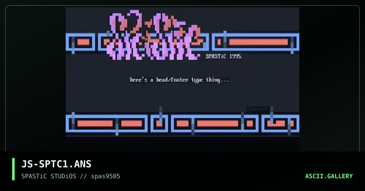 Spastic, by jsmoove, 1995