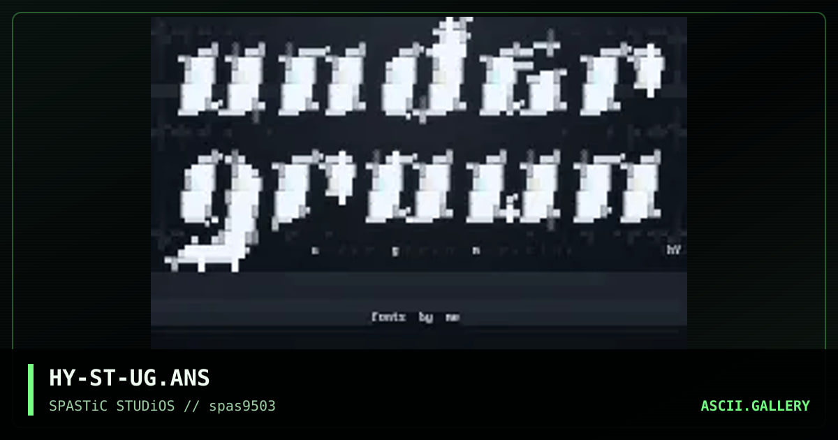 Two logos for the price of one!, by hyped, 1995