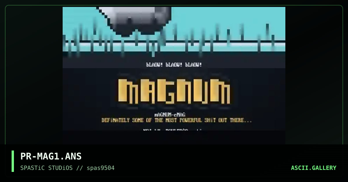 Magnum emag, by prowler, 1995