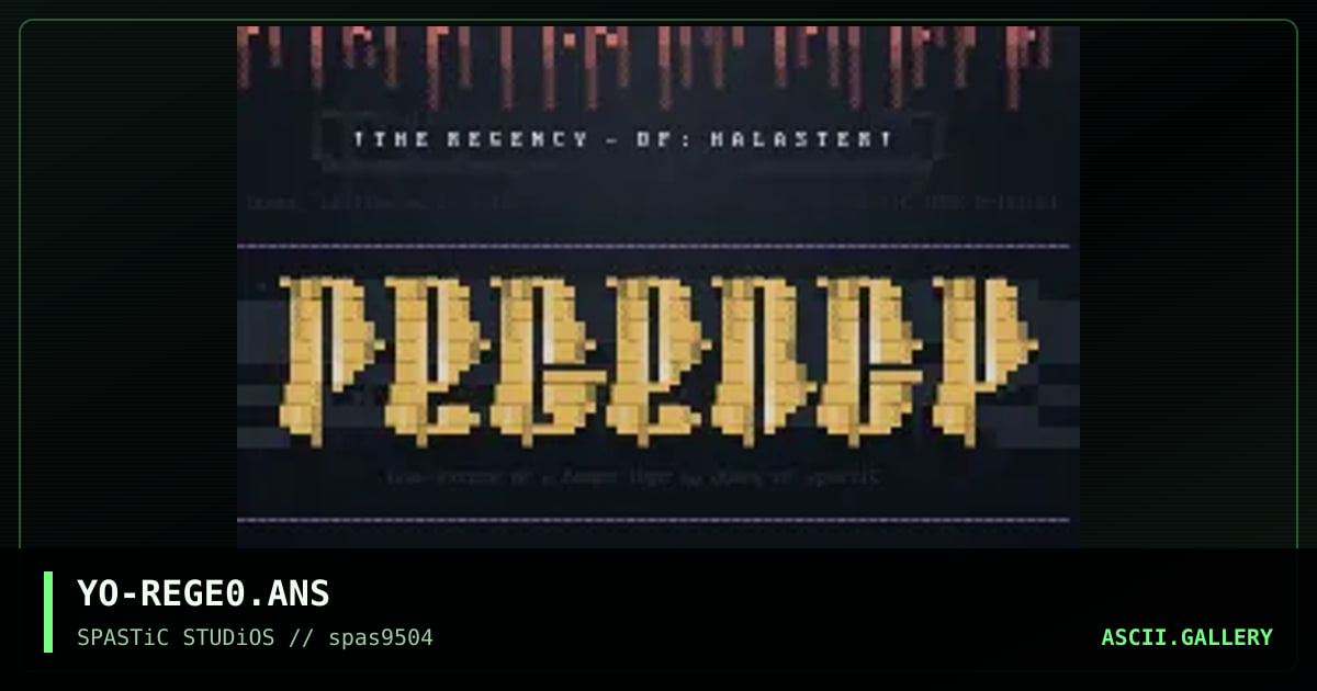 The Regency, by young, 1995