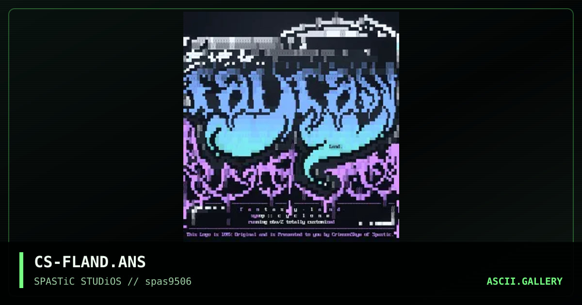 pHanTazy l4Nd!@#, by crimson skye, 1995