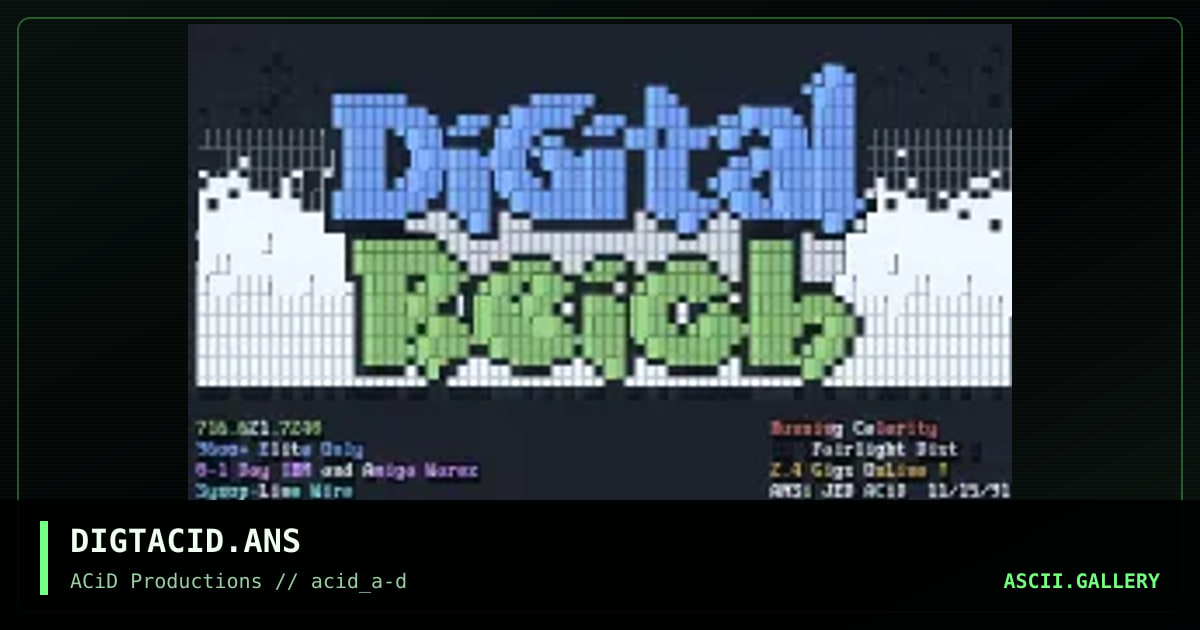 DIGTACID.ANS, by jed, 1990