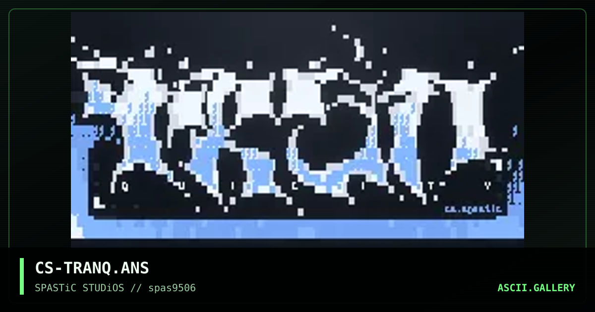 tR4nquIliTy!, by crimson skye, 1995
