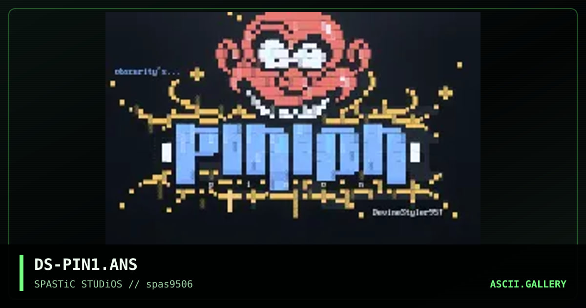 logo for pinion..!, by devine styler, 1995