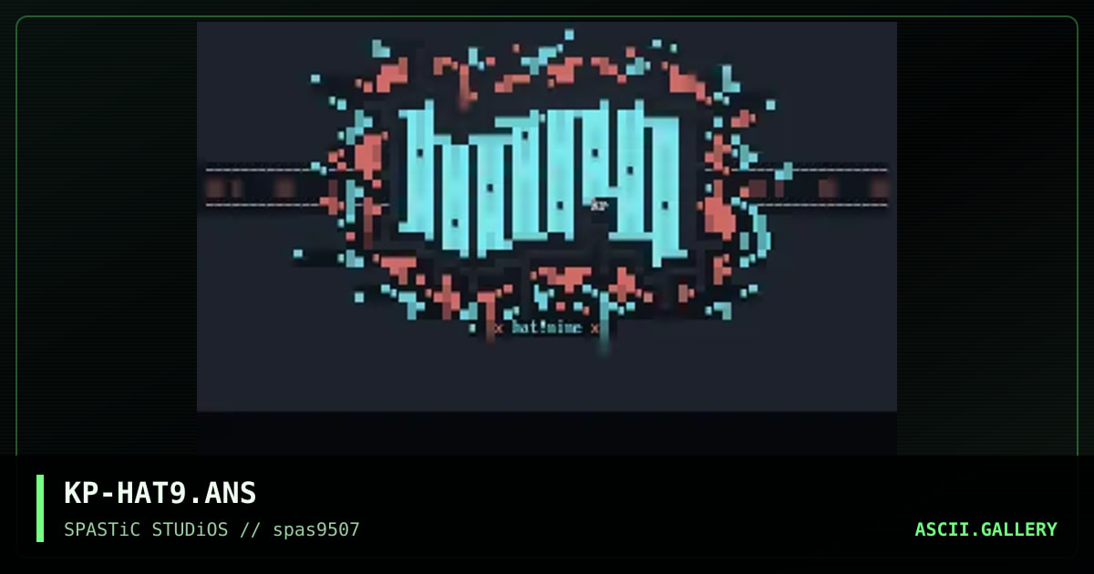 Hat!Nine, by kerplunk, 1995