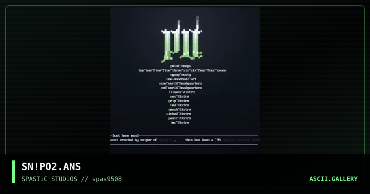 Point Omega (Po) .ad!., by sniper, 1995