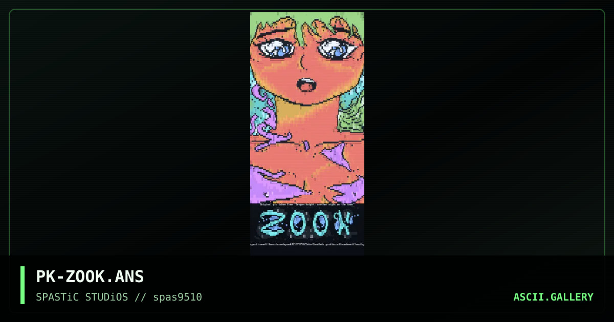 Zook! ad., by pinky, 1995