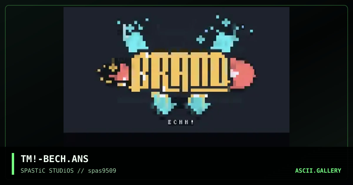 brand echh! logo, by tyme, 1995