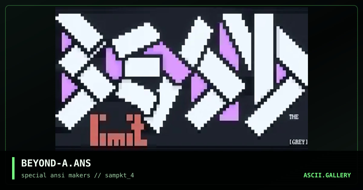 BEYOND-A.ANS, by grey, 1994