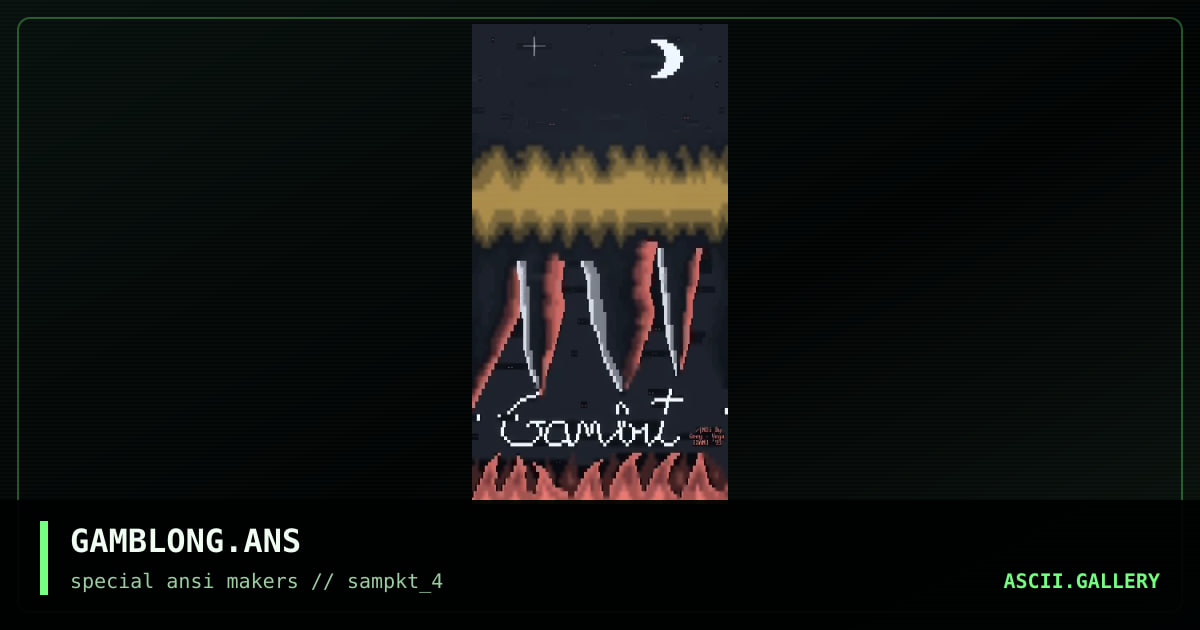 GAMBLONG.ANS, by grey, vega, 1994