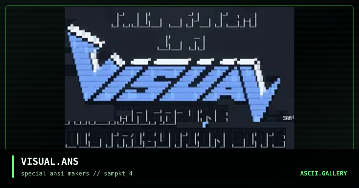 VISUAL.ANS, by vega, 1994