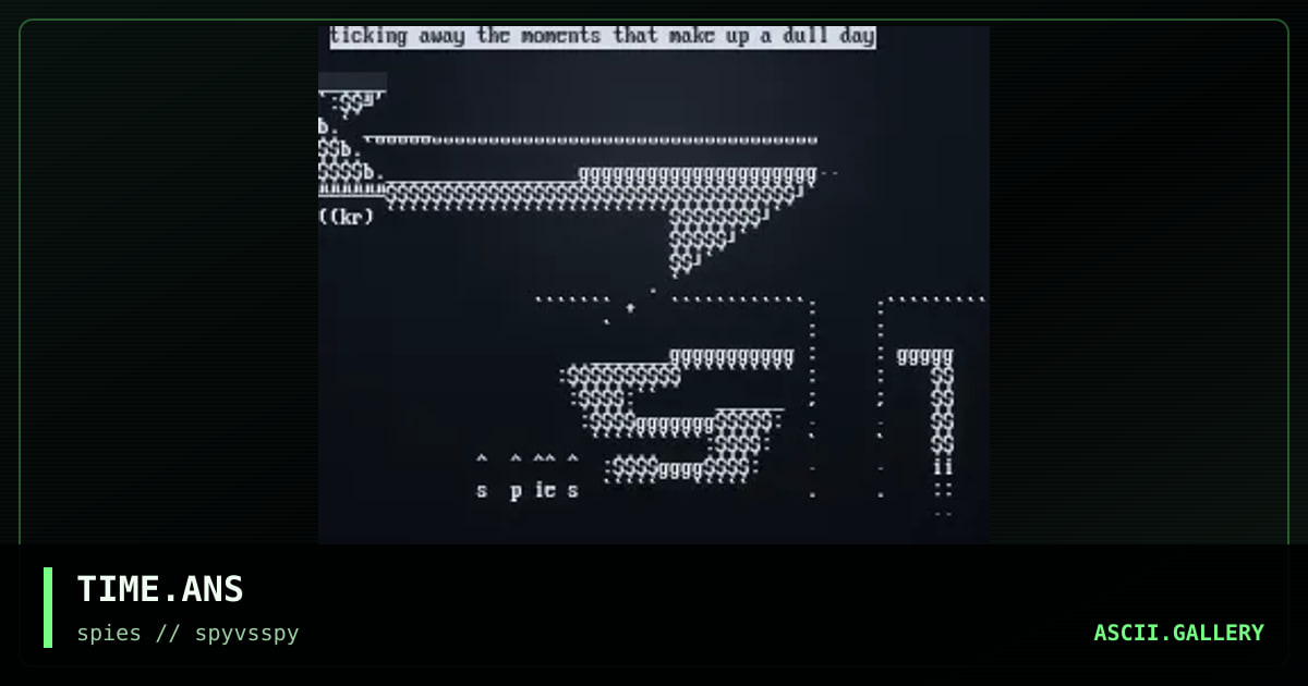 TIME.ANS, by krage, 1997