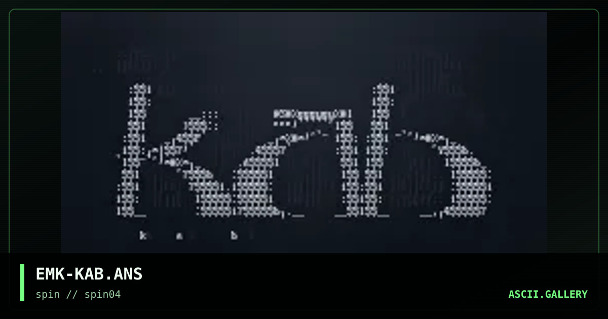 EMK-KAB.ANS, by emok, 1998