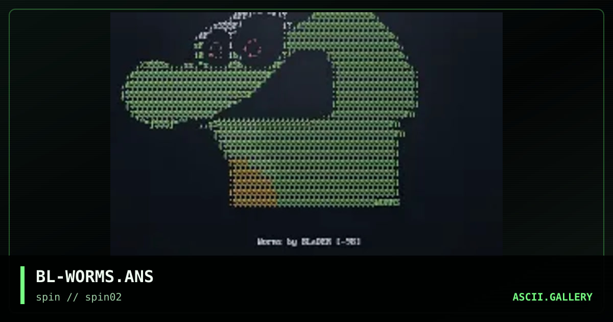 Worms, by blader, 1998