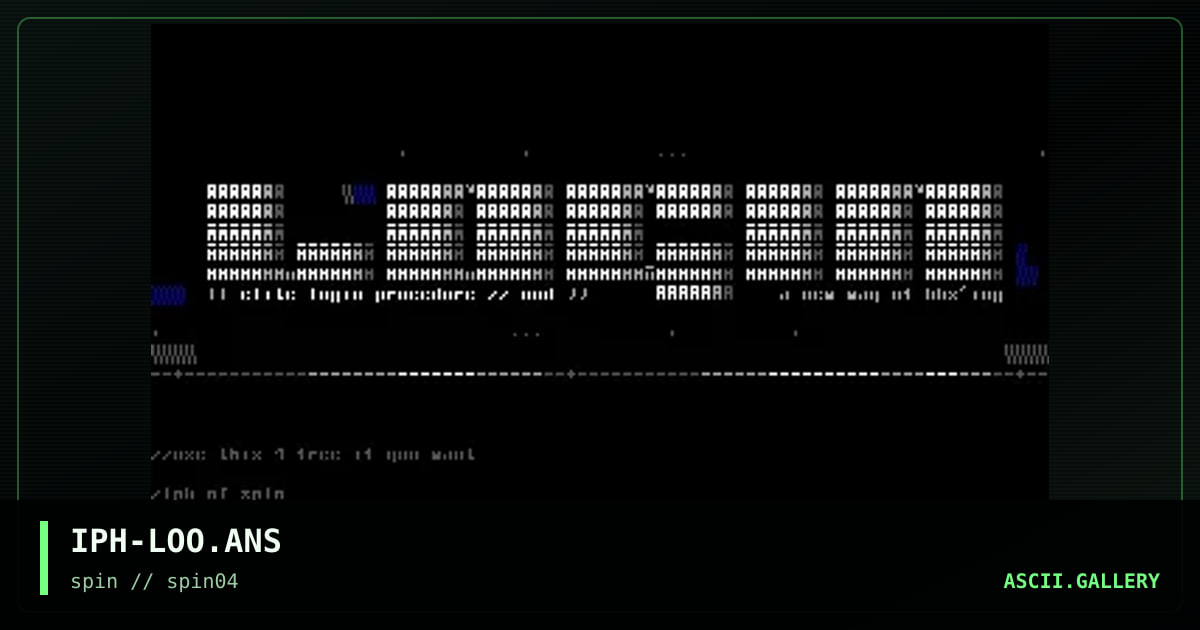 IPH-LOO.ANS, by iph, 1998