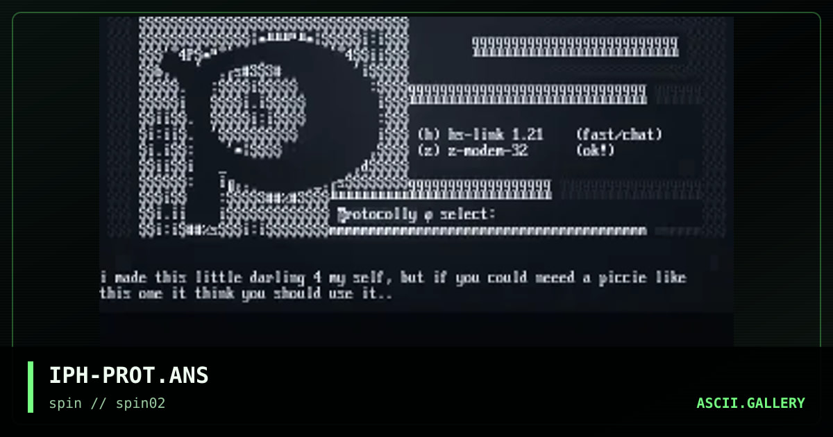 Protocol's, by iph, 1998