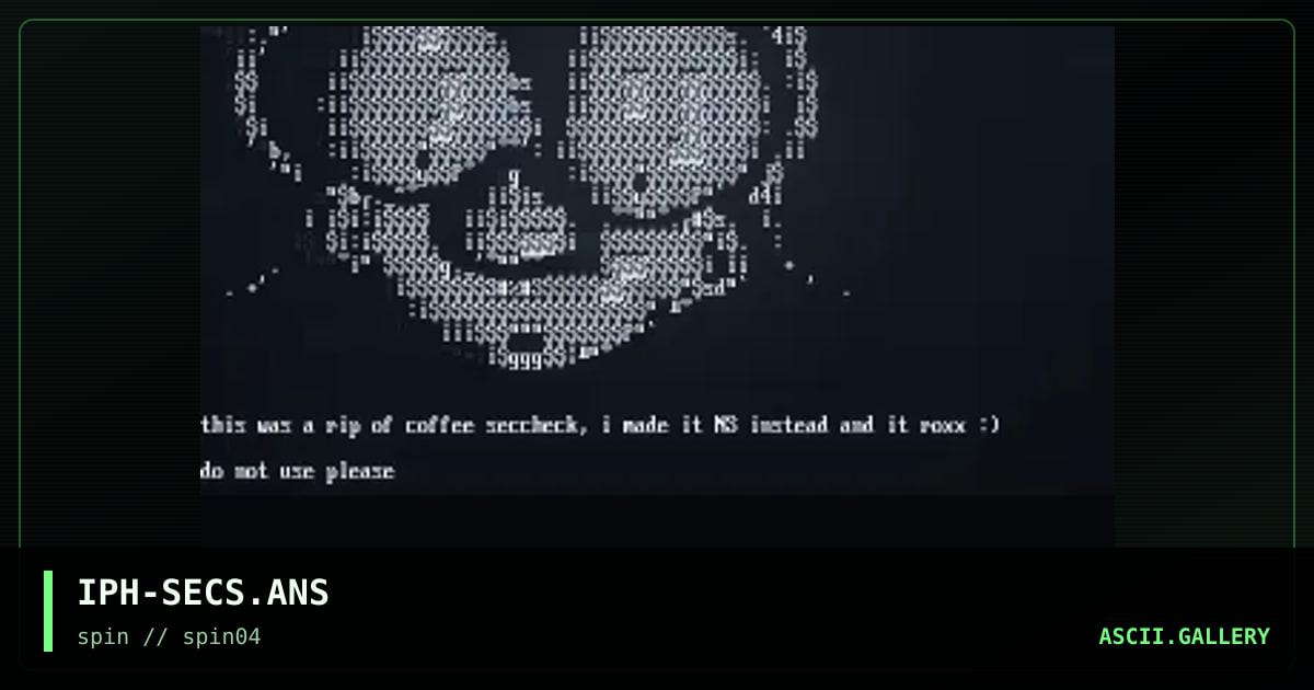 IPH-SECS.ANS, by iph, 1998