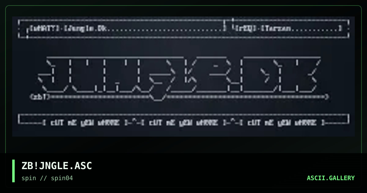 ZB!JNGLE.ASC, by zubfatal, 1998