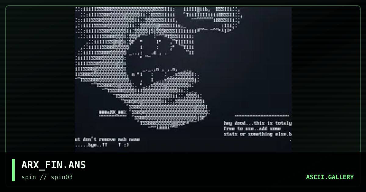 ARX_FIN.ANS, by arx, 1998