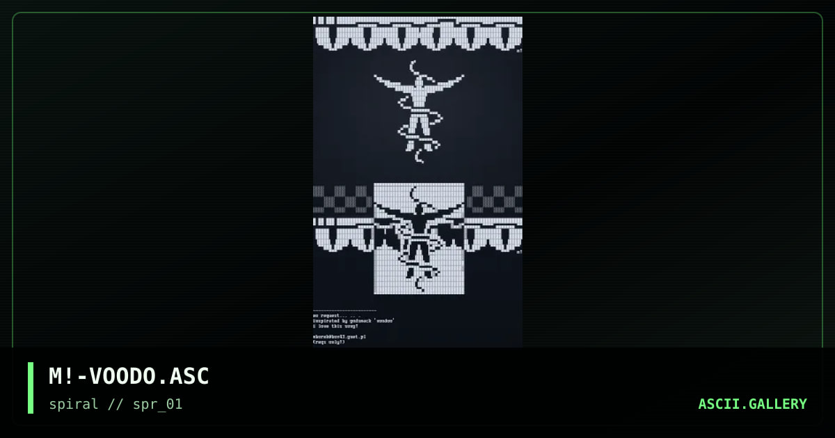 M!-VOODO.ASC, by mike, 2001