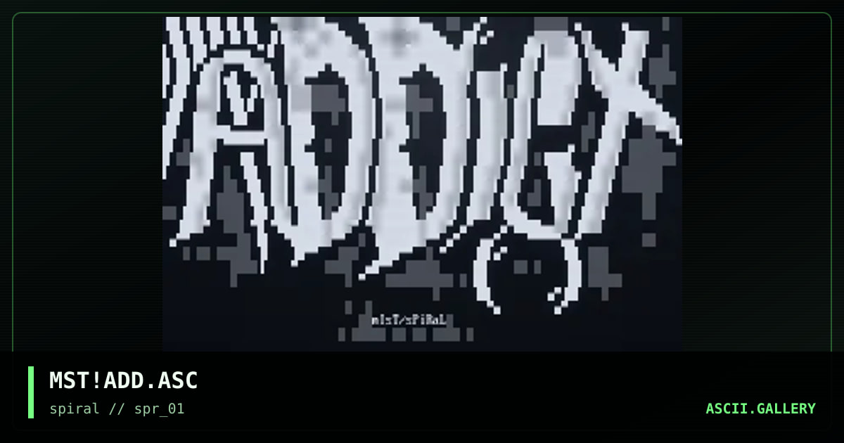 MST!ADD.ASC, by mist, 2001