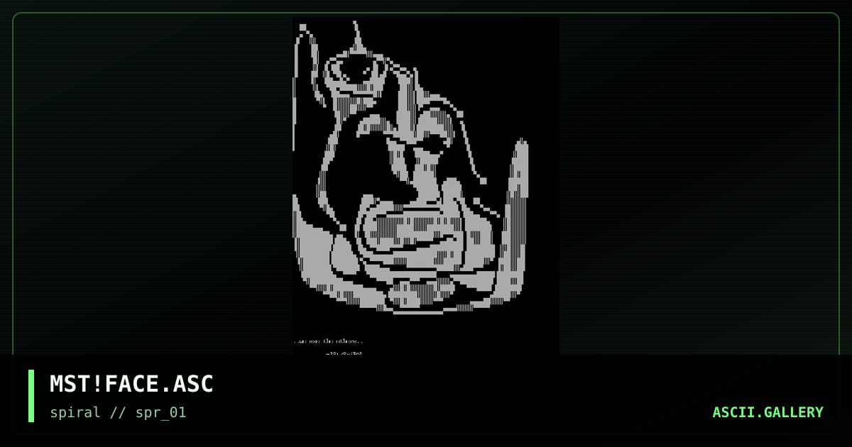 MST!FACE.ASC, by mist, 2001