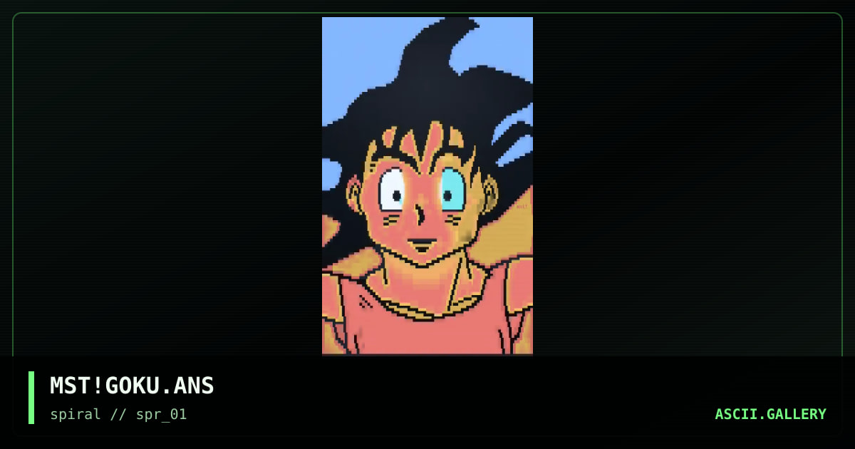 MST!GOKU.ANS, by mist, 2001