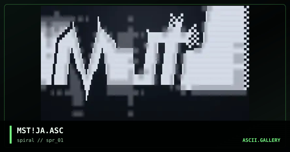 MST!JA.ASC, by mist, 2001