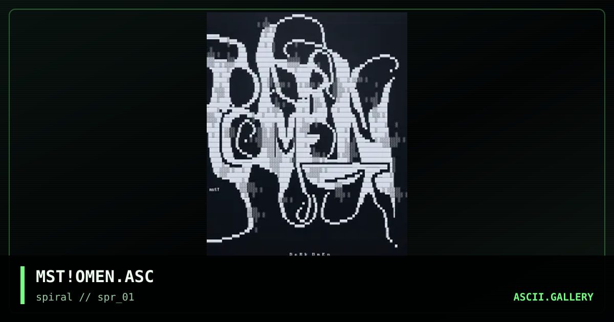 MST!OMEN.ASC, by mist, 2001