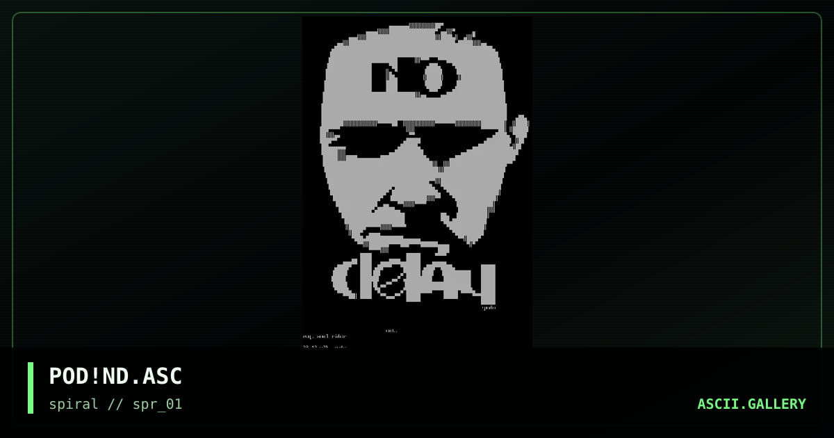 POD!ND.ASC, by podo, 2001