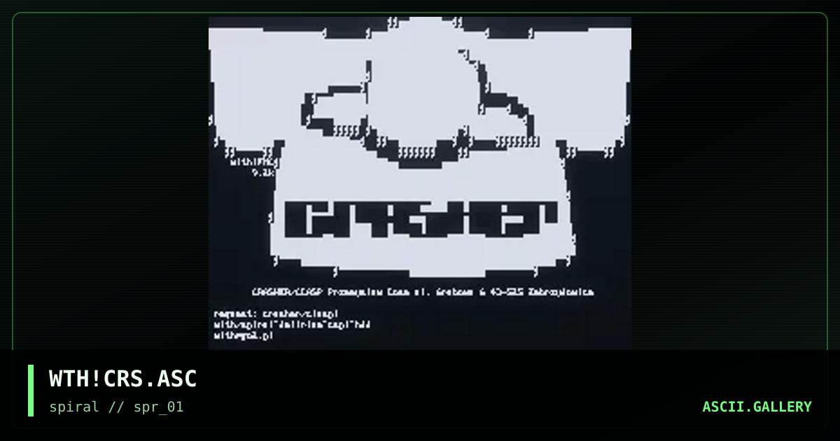 WTH!CRS.ASC, by with, 2001