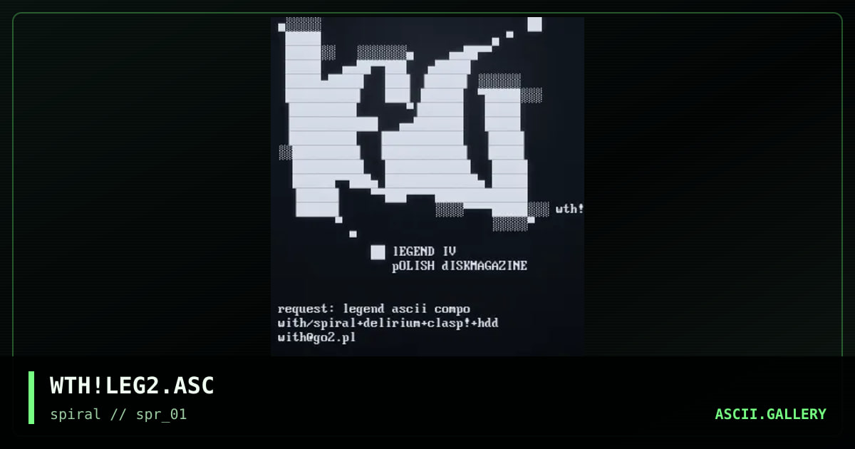 WTH!LEG2.ASC, by with, 2001