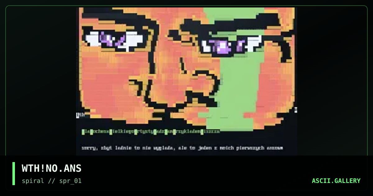 WTH!NO.ANS, by with, 2001