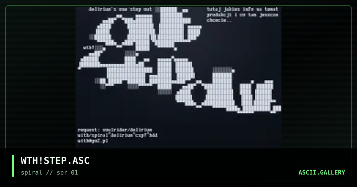 WTH!STEP.ASC, by with, 2001