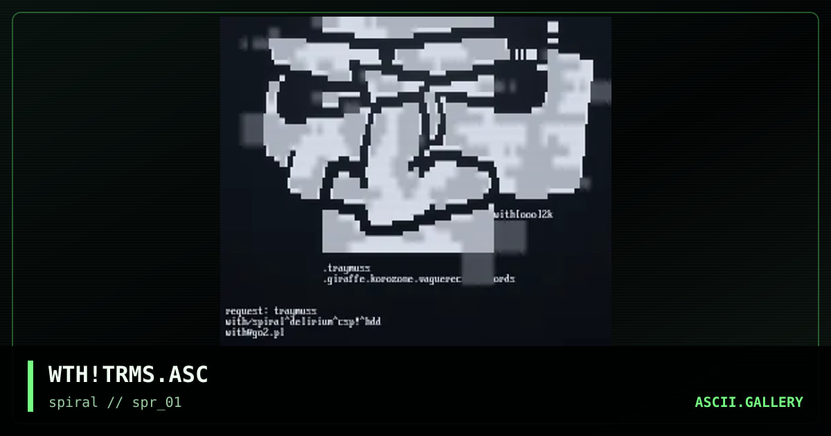 WTH!TRMS.ASC, by with, 2001