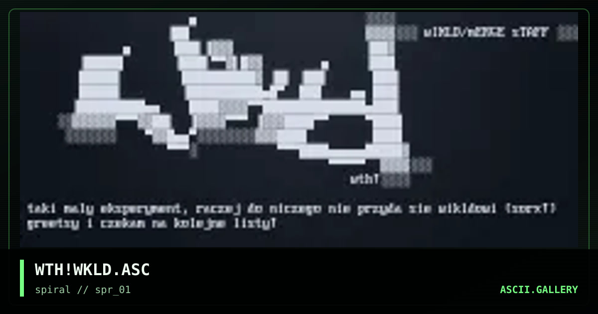 WTH!WKLD.ASC, by with, 2001