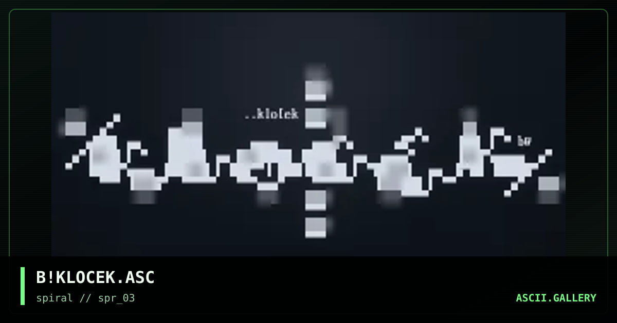 B!KLOCEK.ASC, by bull, 2001