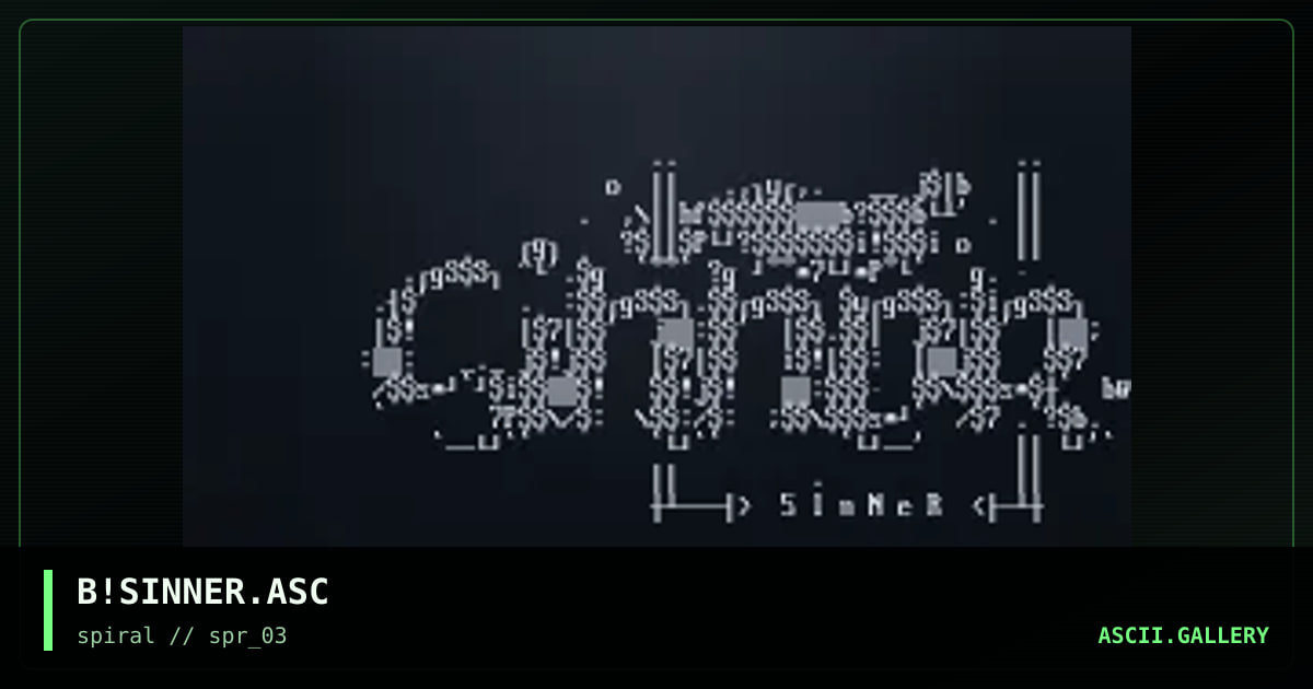 B!SINNER.ASC, by bull, 2001