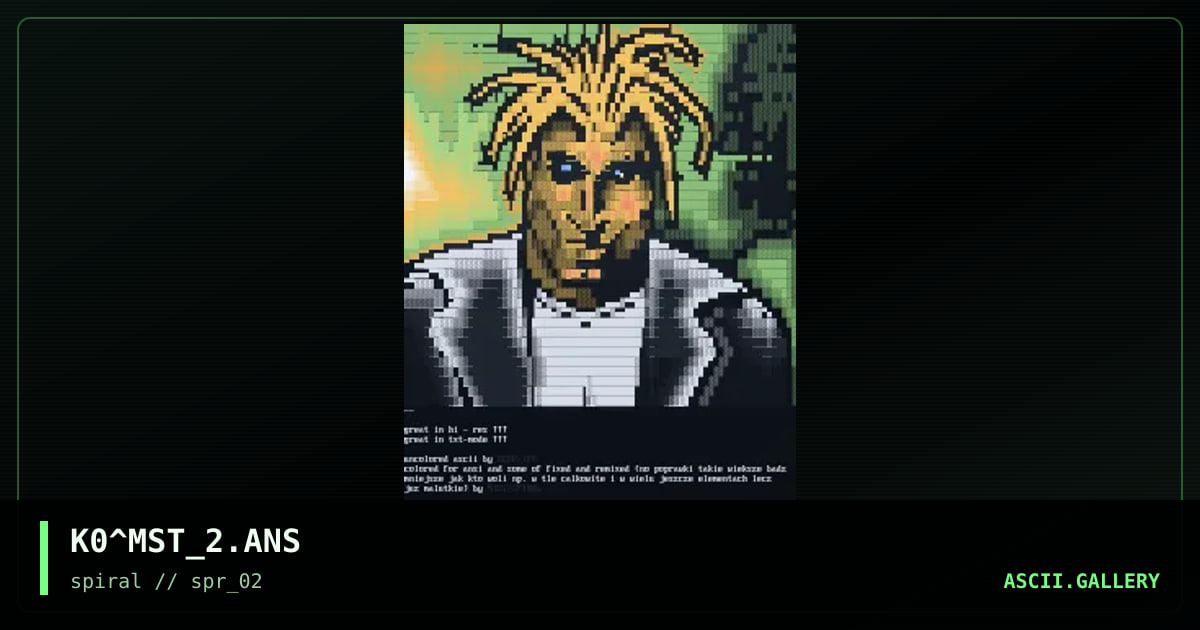 K0^MST_2.ANS, by mist, zero, 2001