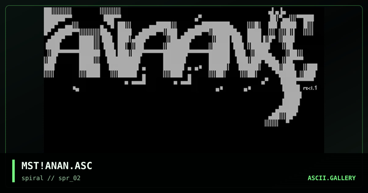 MST!ANAN.ASC, by mist, 2001