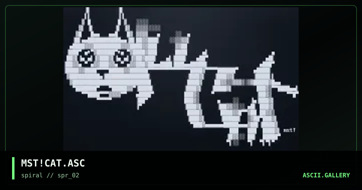 MST!CAT.ASC, by mist, 2001