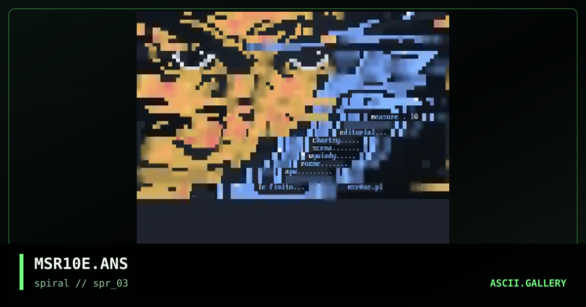 MSR10E.ANS, by zero, 2001