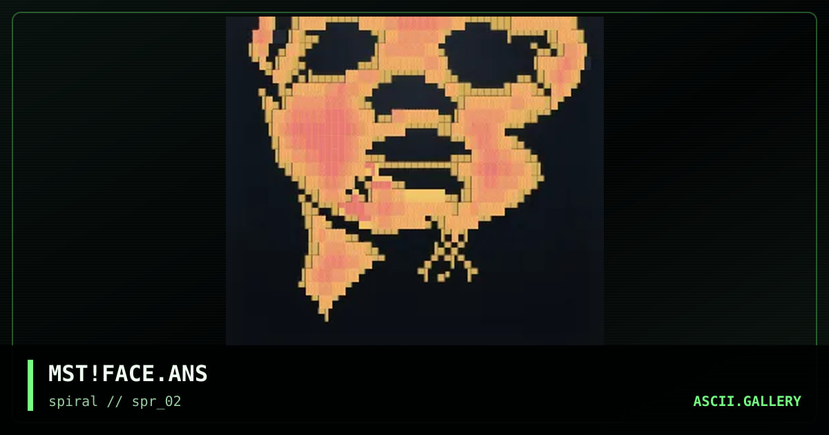 MST!FACE.ANS, by mist, 2001