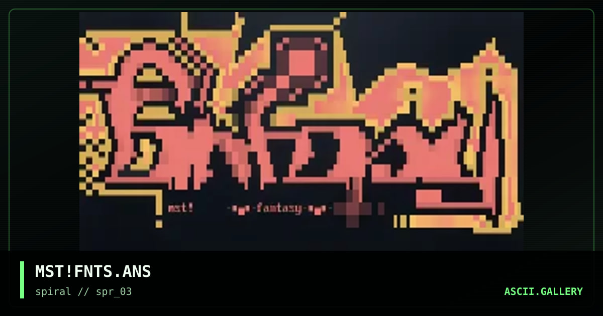 MST!FNTS.ANS, by mist, 2001