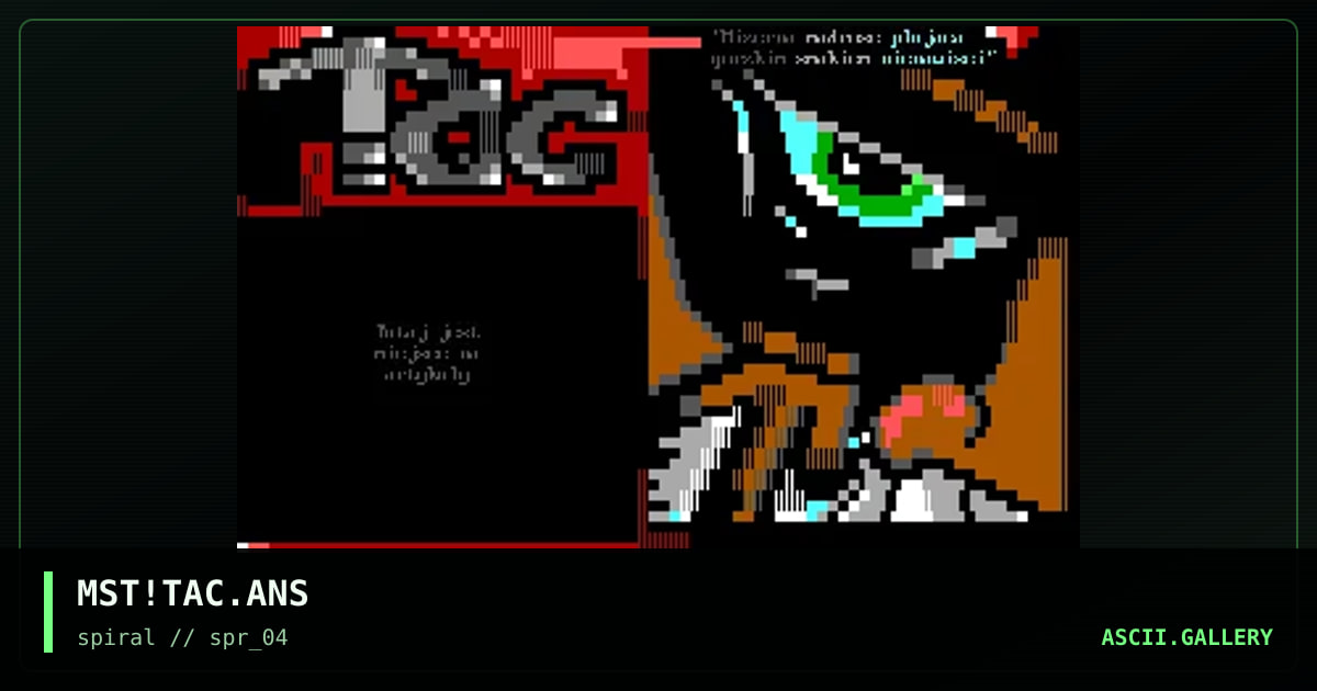 MST!TAC.ANS, by mist, 2001