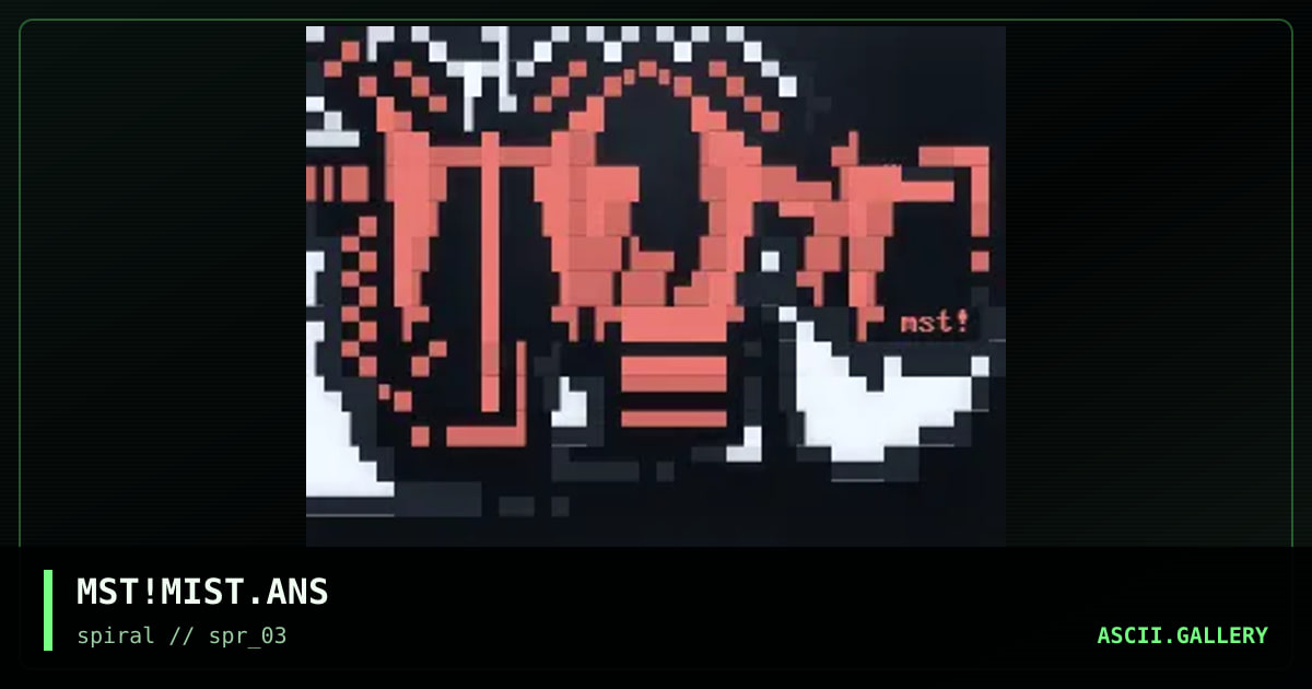 MST!MIST.ANS, by mist, 2001