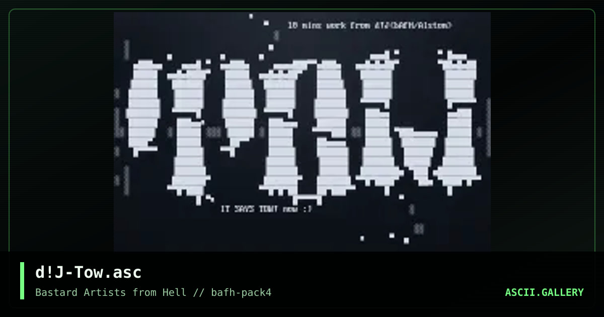 d!J-Tow.asc, by docjones, 2002