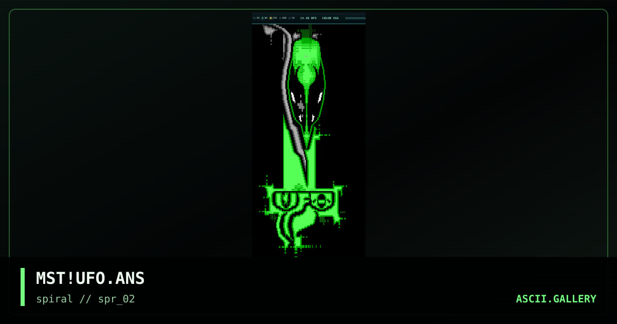 MST!UFO.ANS, by mist, 2001