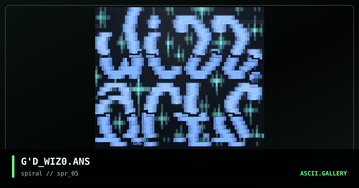 G'D_WIZ0.ANS, by g d, 2001