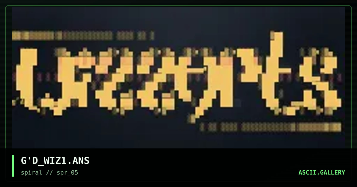 G'D_WIZ1.ANS, by g d, 2001